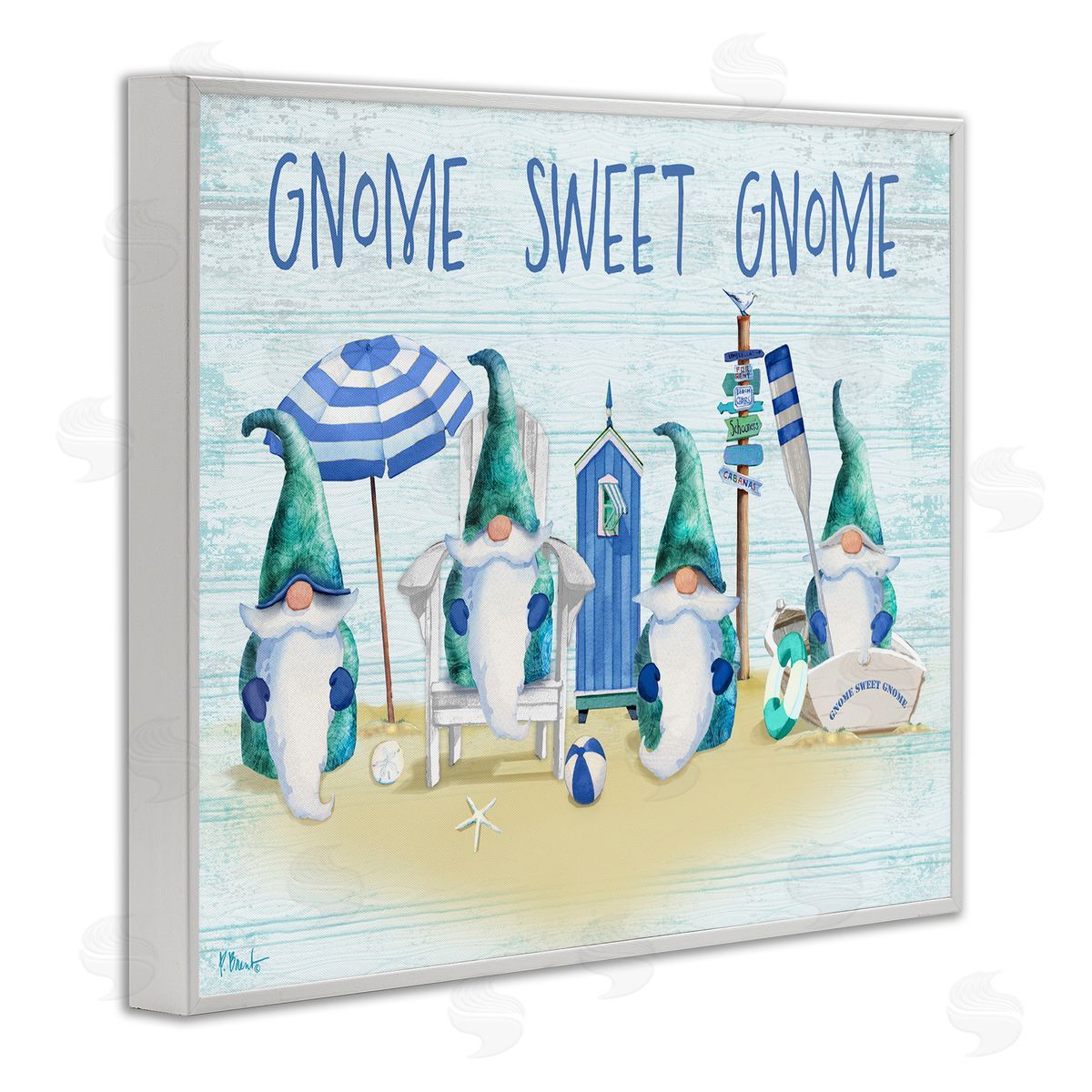 Paul Brent Sweet Gnome Coastal Beach Family