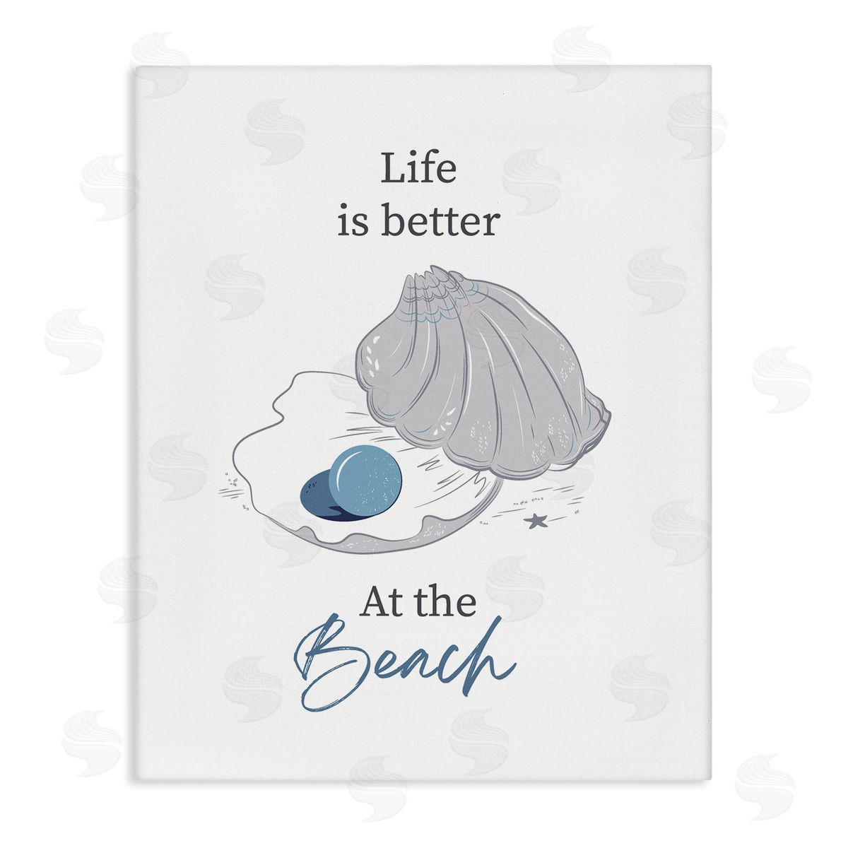 Andrea Jasid Grassi Life Better At Beach Clam Pearl