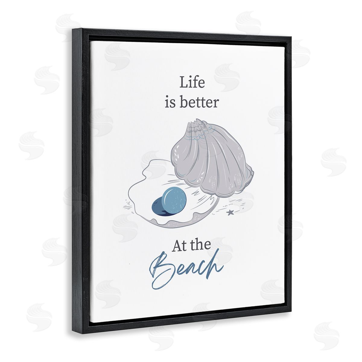 Andrea Jasid Grassi Life Better At Beach Clam Pearl