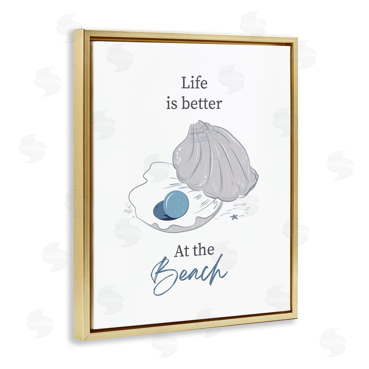 Andrea Jasid Grassi Life Better At Beach Clam Pearl