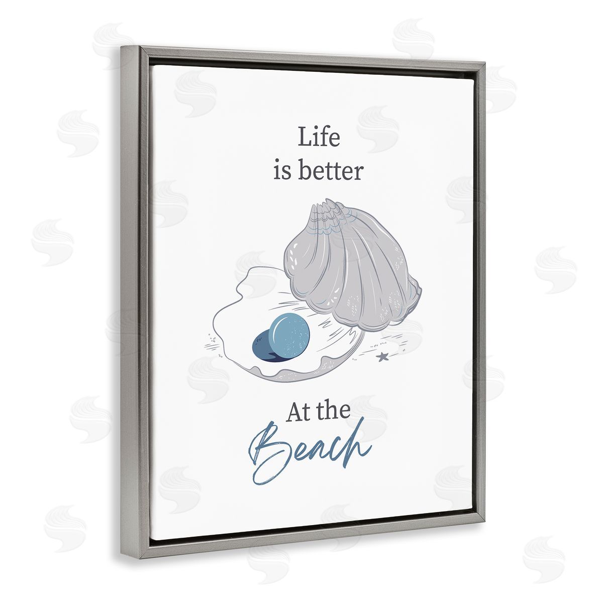 Andrea Jasid Grassi Life Better At Beach Clam Pearl