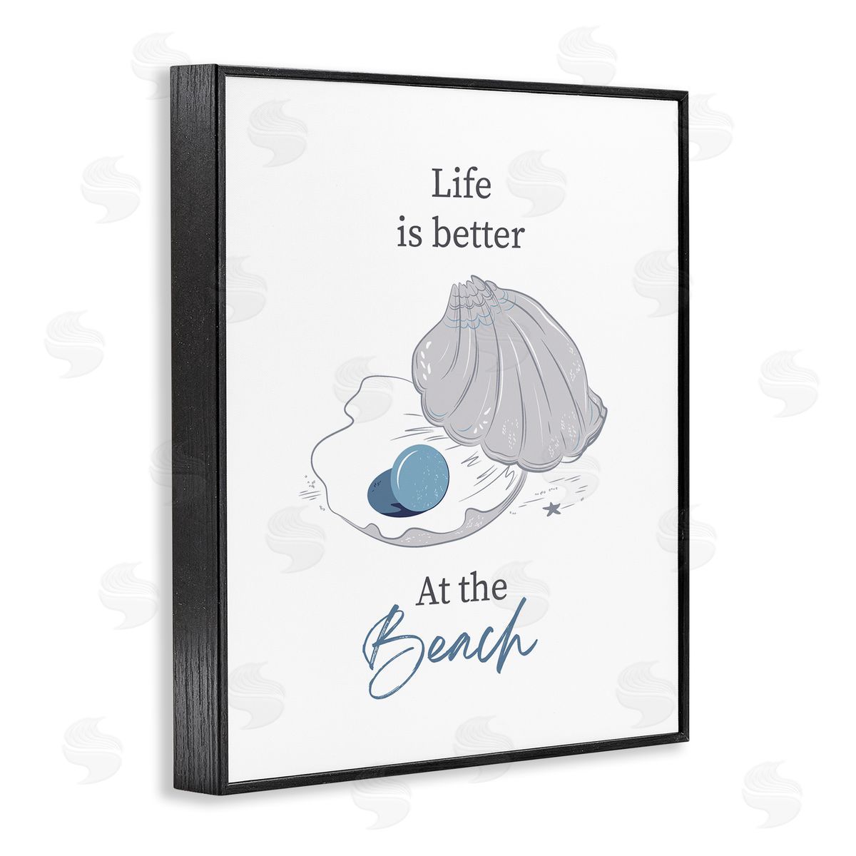 Andrea Jasid Grassi Life Better At Beach Clam Pearl
