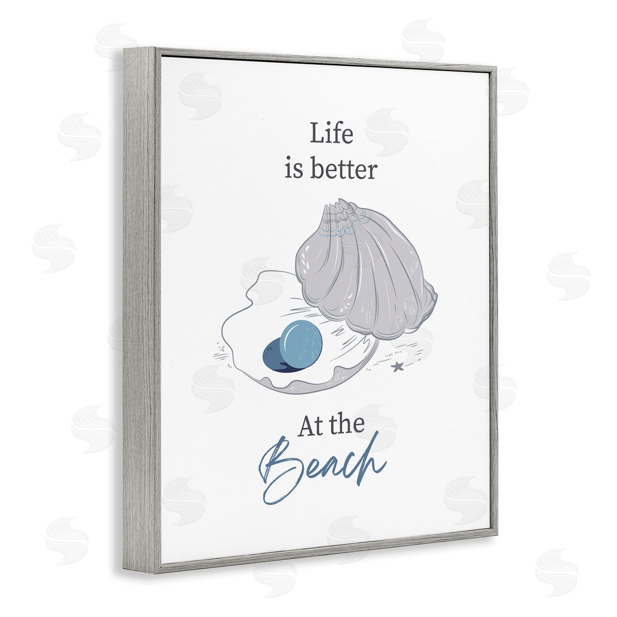 Andrea Jasid Grassi Life Better At Beach Clam Pearl