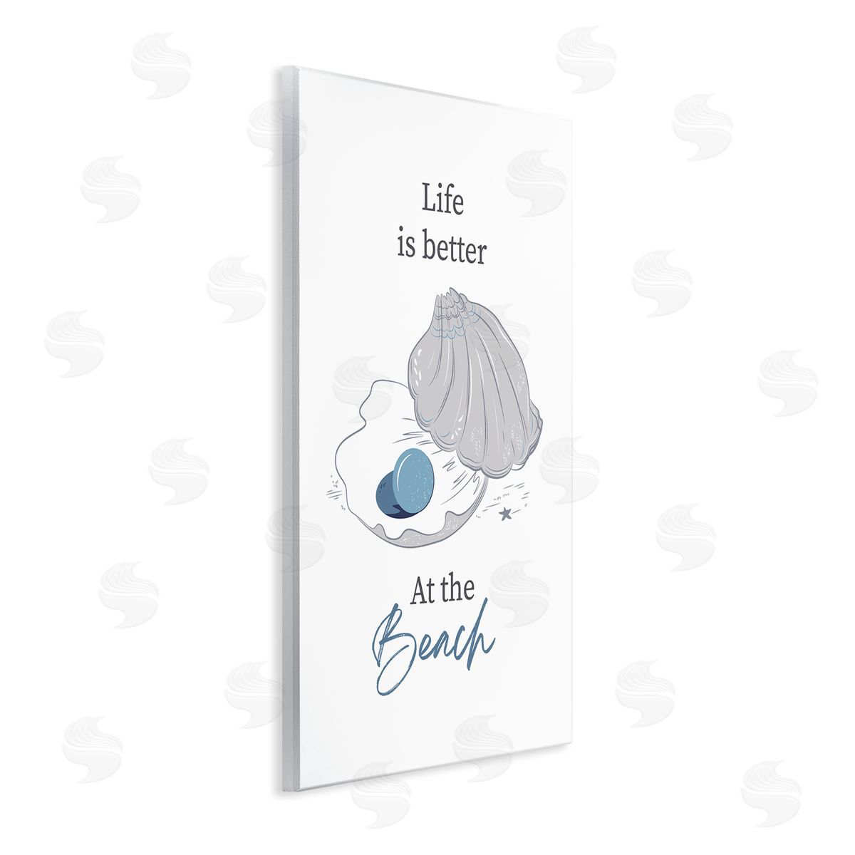 Andrea Jasid Grassi Life Better At Beach Clam Pearl
