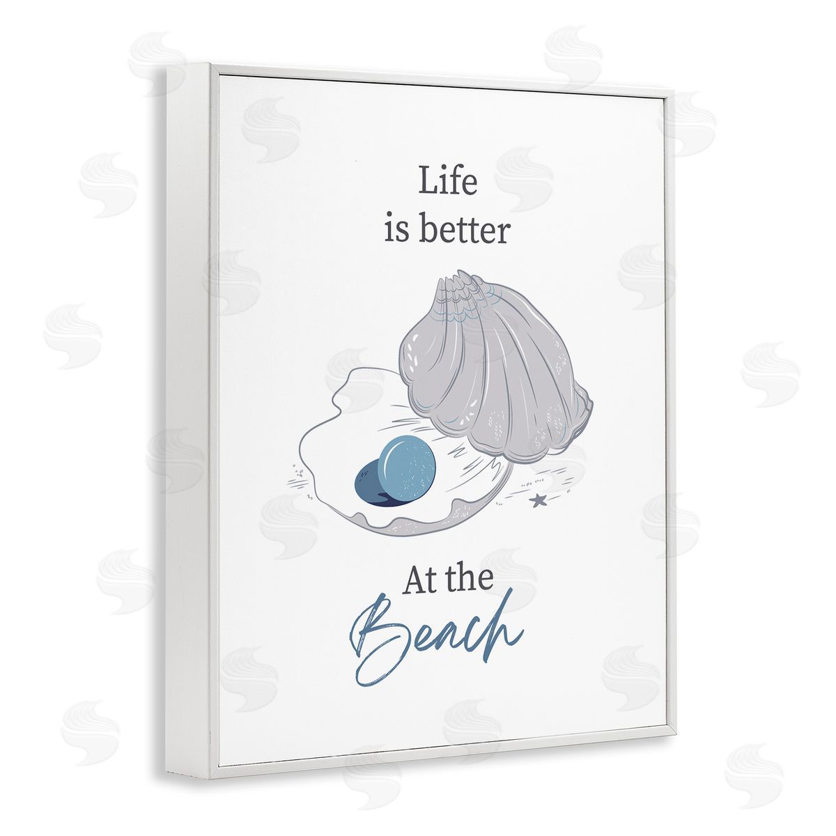 Andrea Jasid Grassi Life Better At Beach Clam Pearl