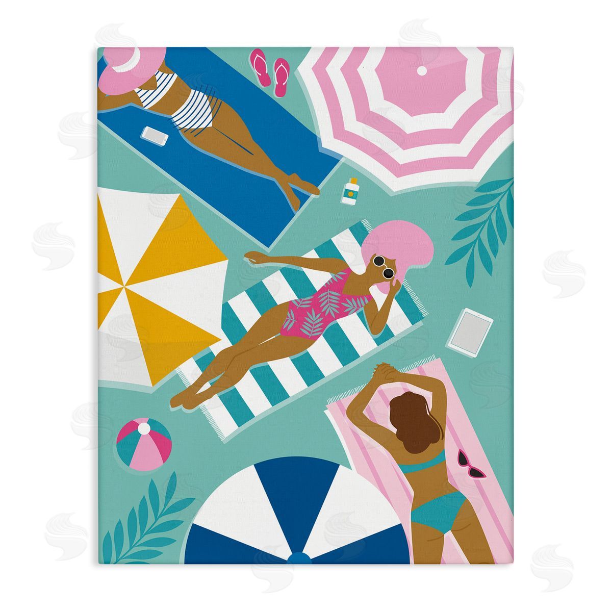 Angela Nickeas Modern Summer Sunbathing Girls