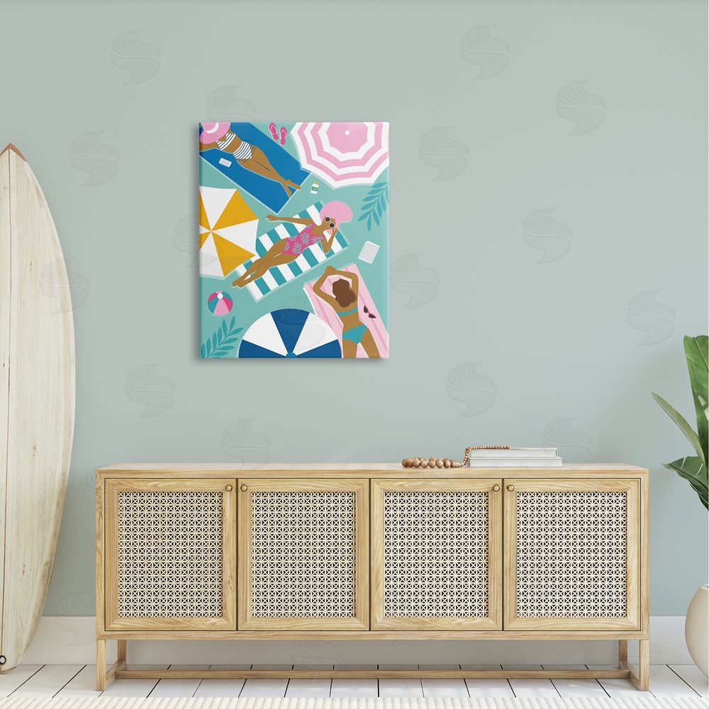 Angela Nickeas Modern Summer Sunbathing Girls