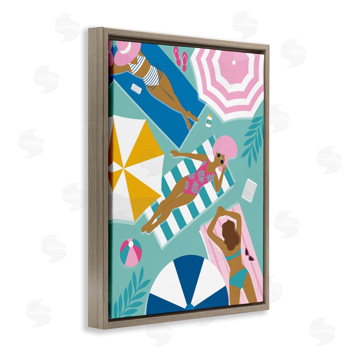 Angela Nickeas Modern Summer Sunbathing Girls
