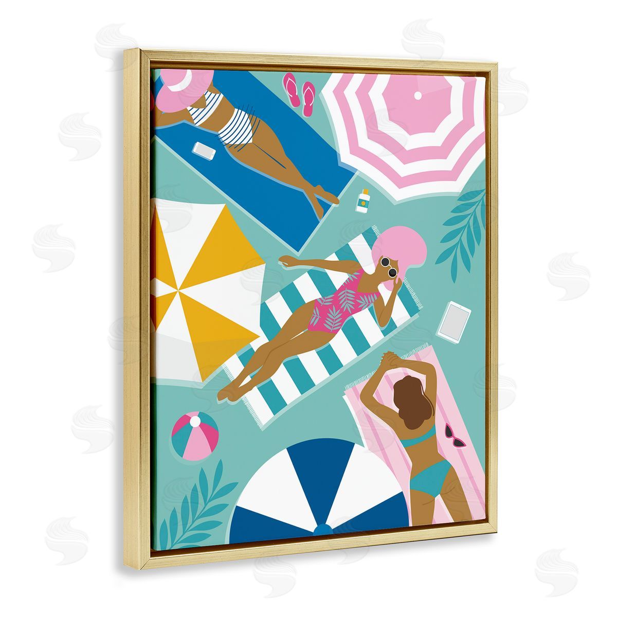 Angela Nickeas Modern Summer Sunbathing Girls