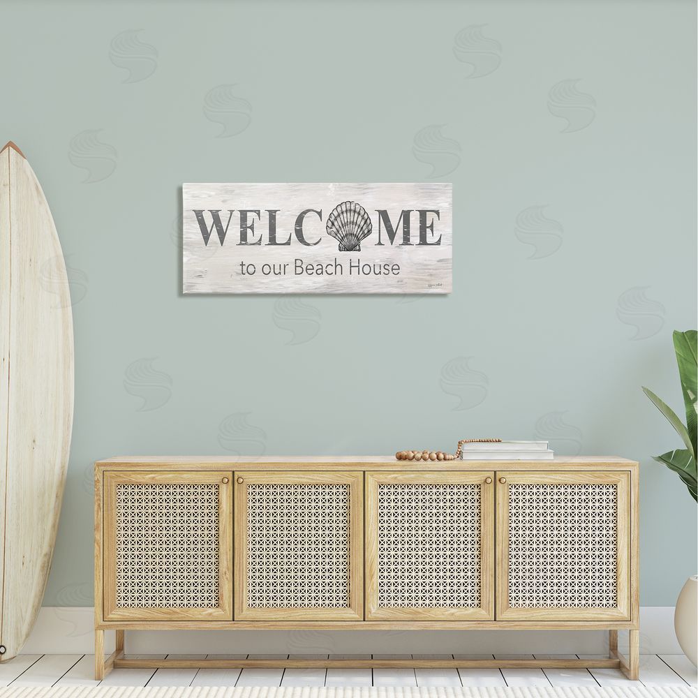 Annie LaPoint Welcome Beach House Clam Sign