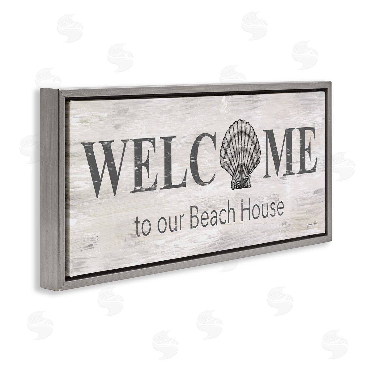 Annie LaPoint Welcome Beach House Clam Sign
