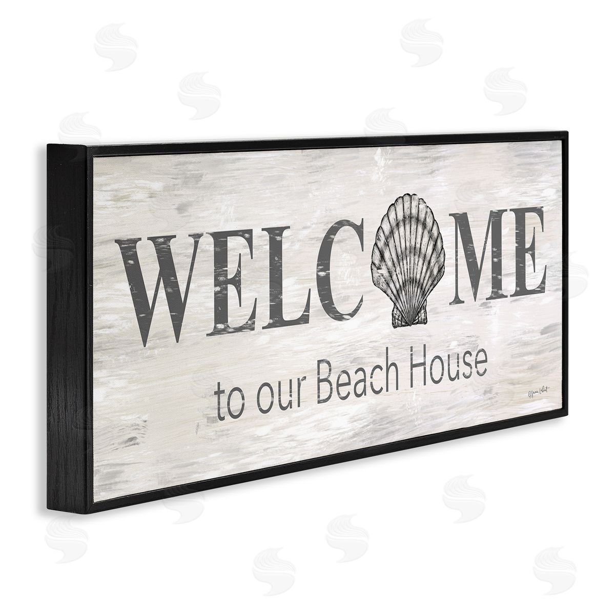 Annie LaPoint Welcome Beach House Clam Sign