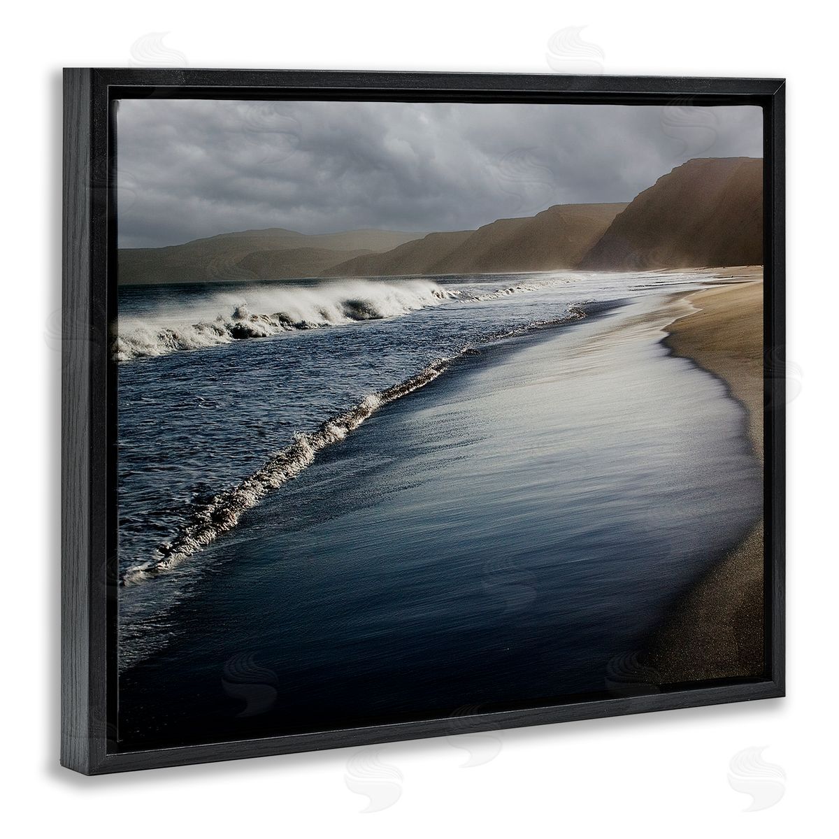 David Lorenz Beach Foam Rolling Waves 