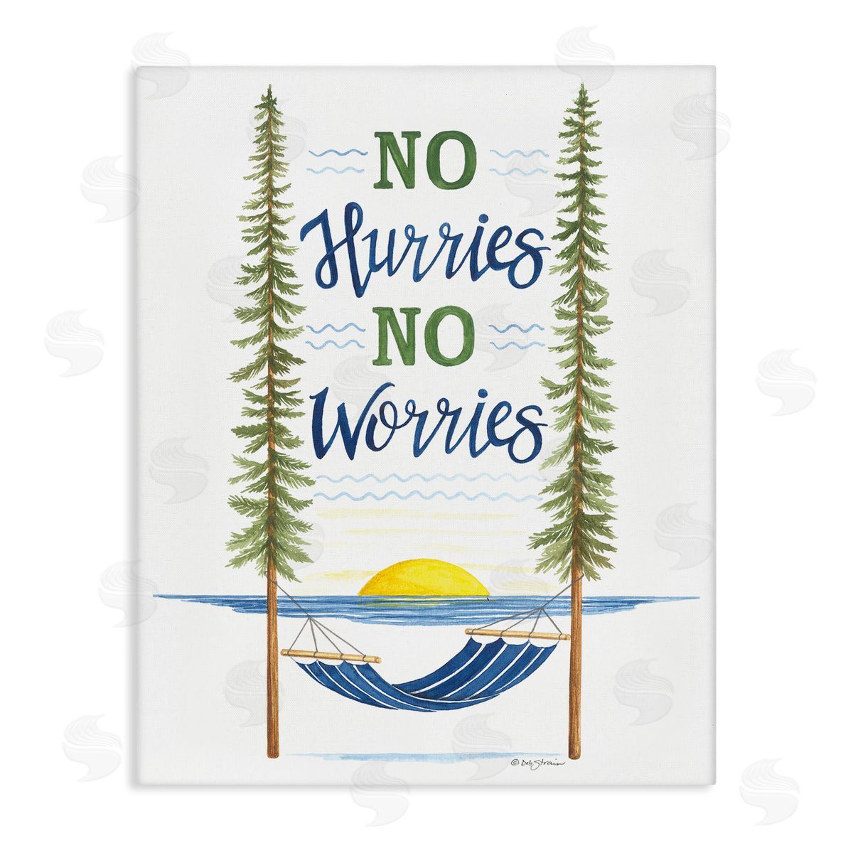 Deb Strain No Hurries Worries Hammock Scene