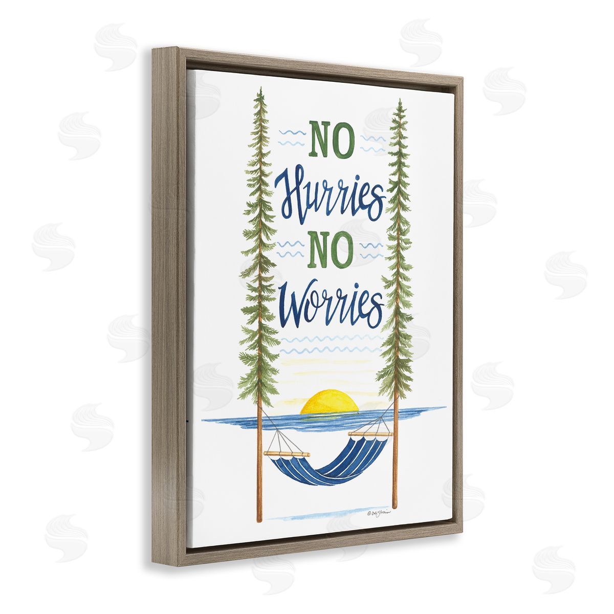 Deb Strain No Hurries Worries Hammock Scene