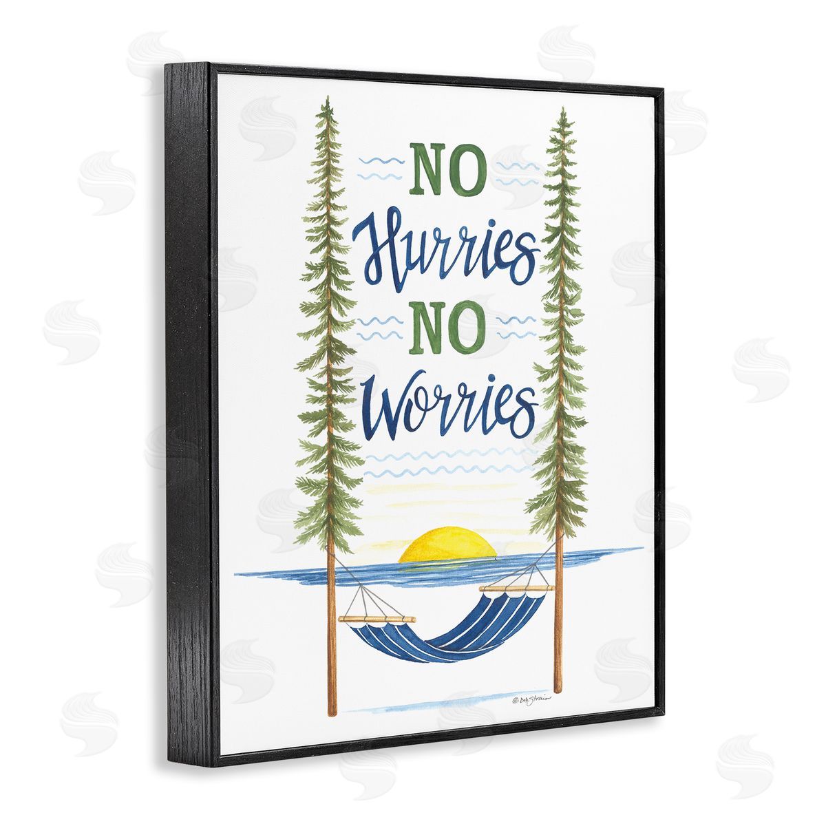 Deb Strain No Hurries Worries Hammock Scene