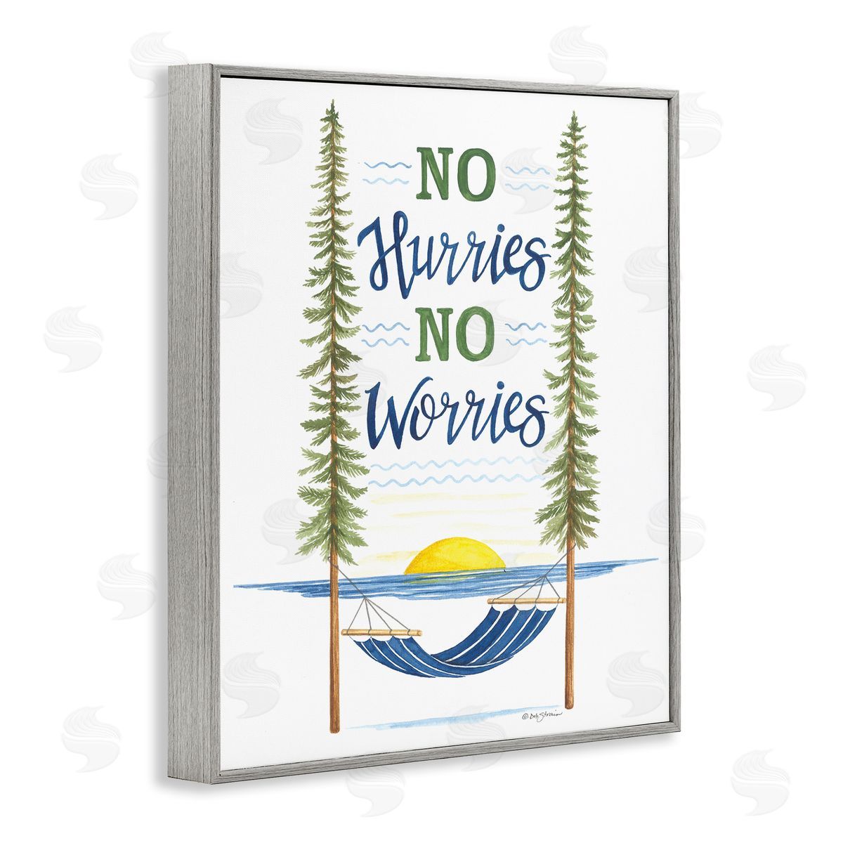 Deb Strain No Hurries Worries Hammock Scene