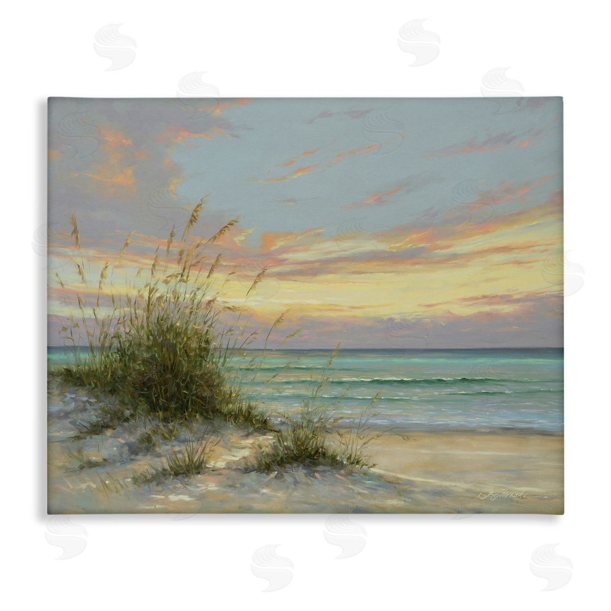 Martin Figlinski Beach Grass Vivid Sunset