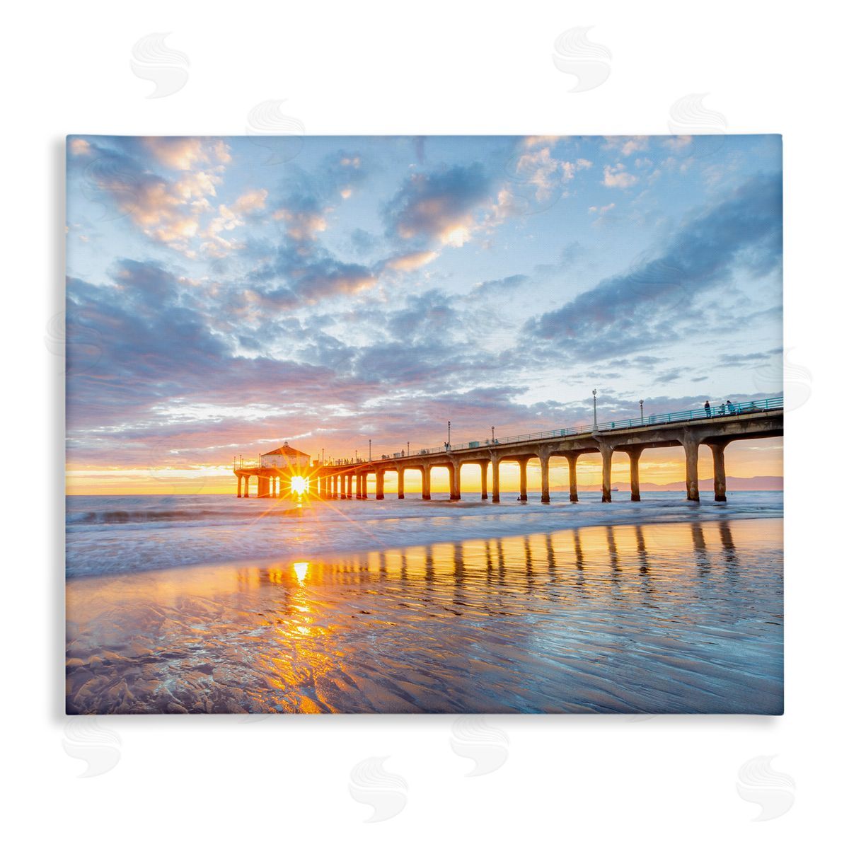 Jeff Poe Photography Ocean Pier Sunrise Reflection