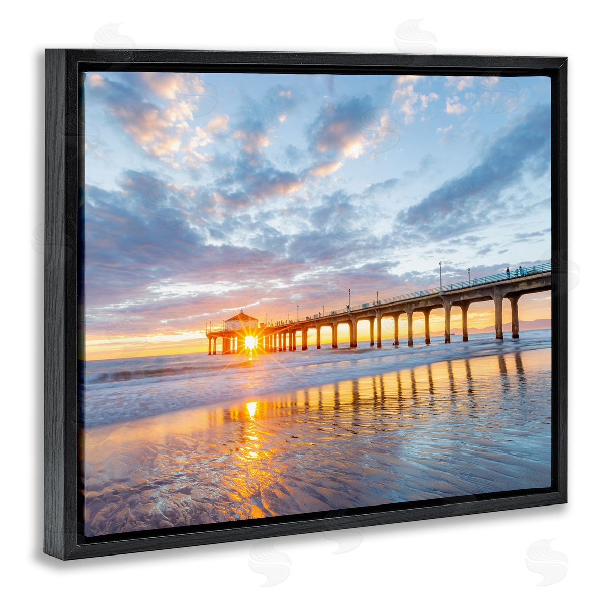 Jeff Poe Photography Ocean Pier Sunrise Reflection