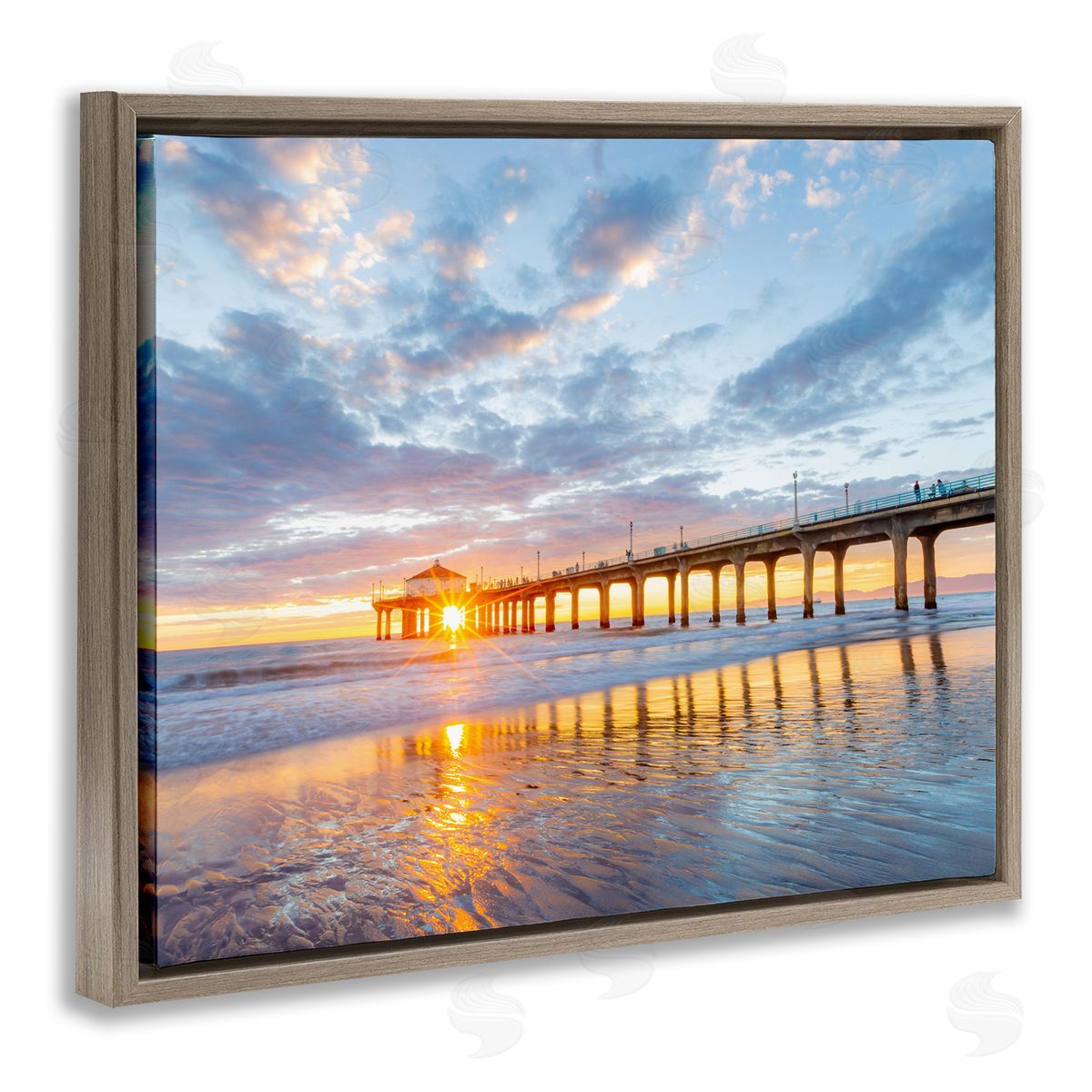 Jeff Poe Photography Ocean Pier Sunrise Reflection