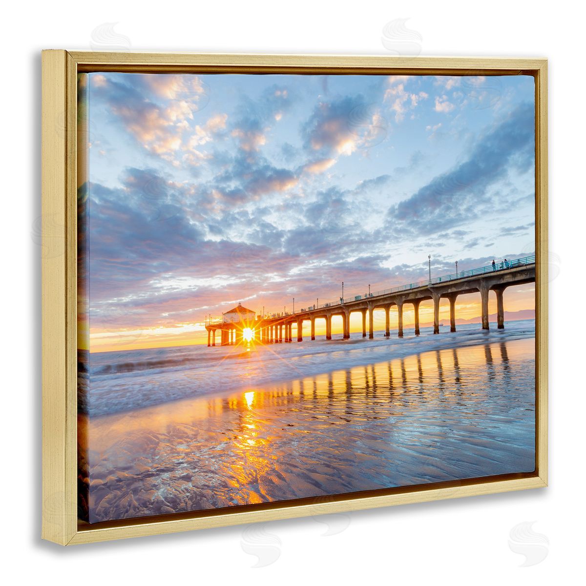 Jeff Poe Photography Ocean Pier Sunrise Reflection