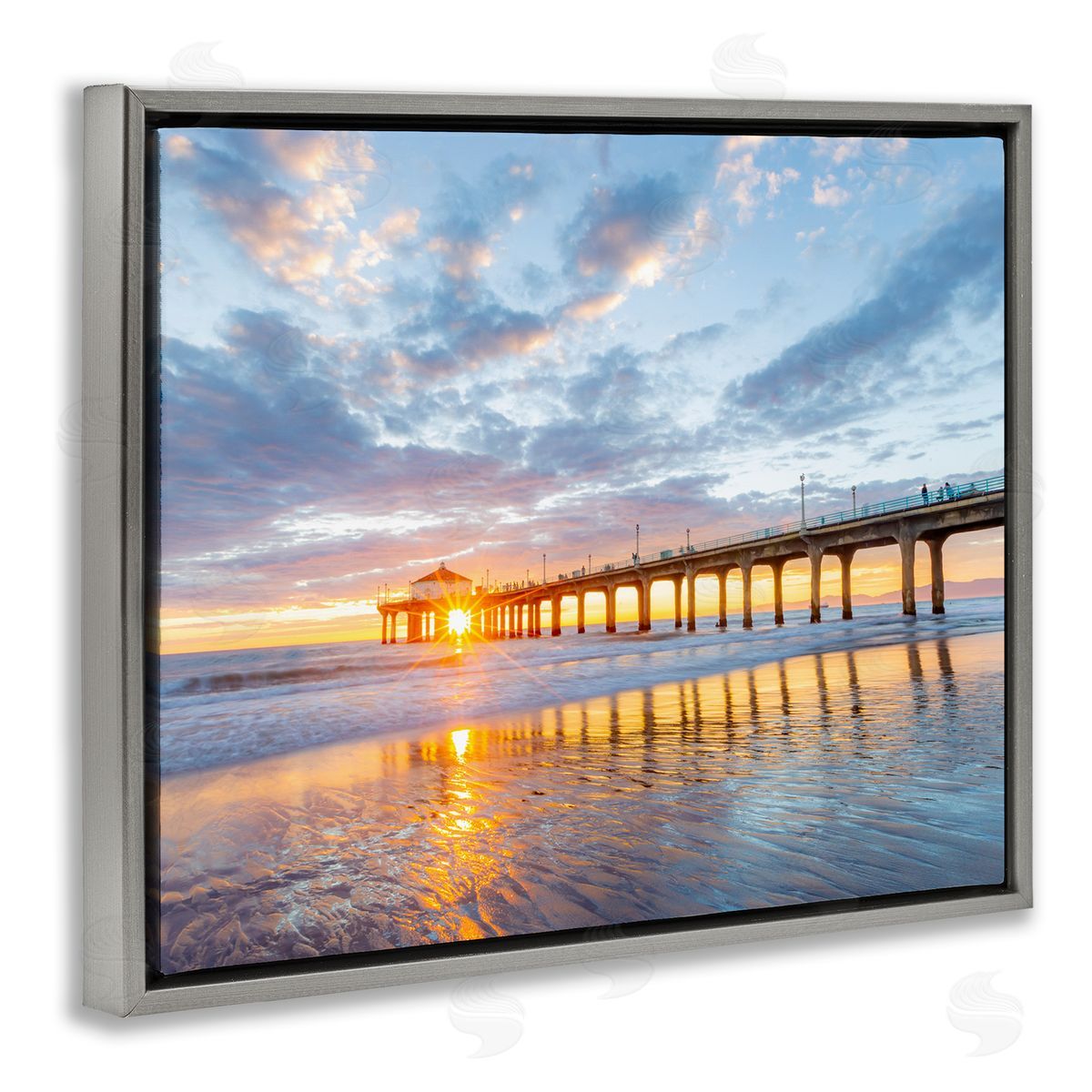 Jeff Poe Photography Ocean Pier Sunrise Reflection