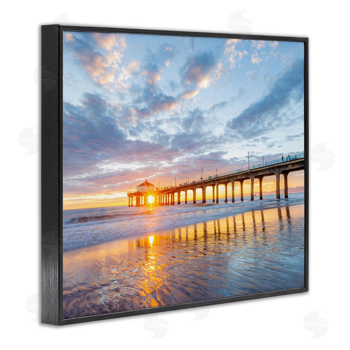 Jeff Poe Photography Ocean Pier Sunrise Reflection