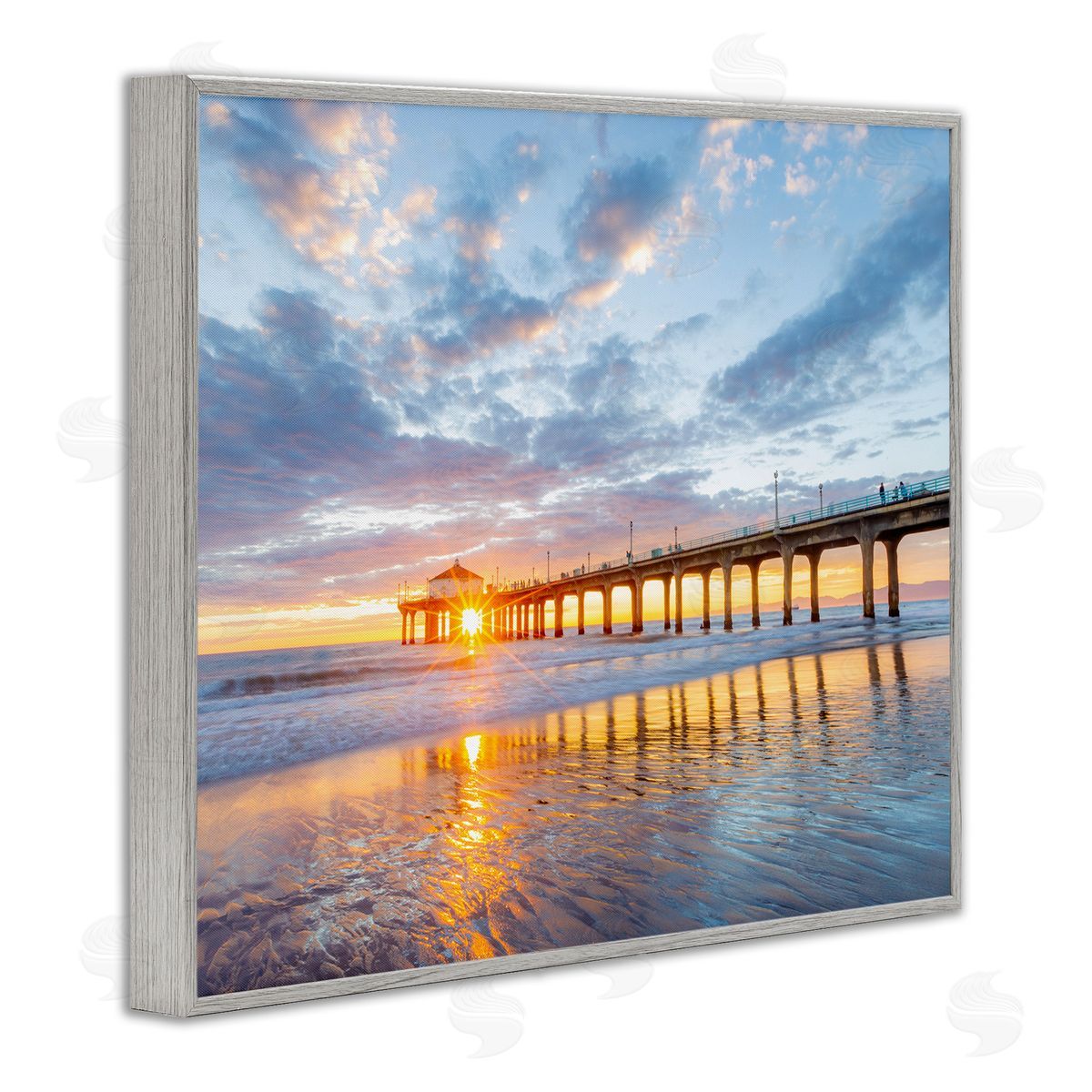 Jeff Poe Photography Ocean Pier Sunrise Reflection