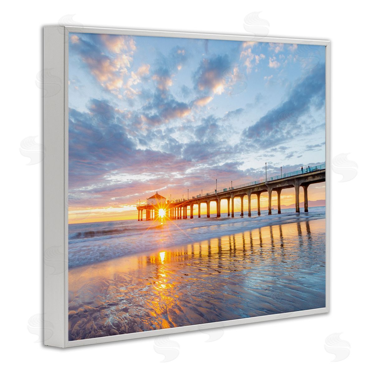 Jeff Poe Photography Ocean Pier Sunrise Reflection