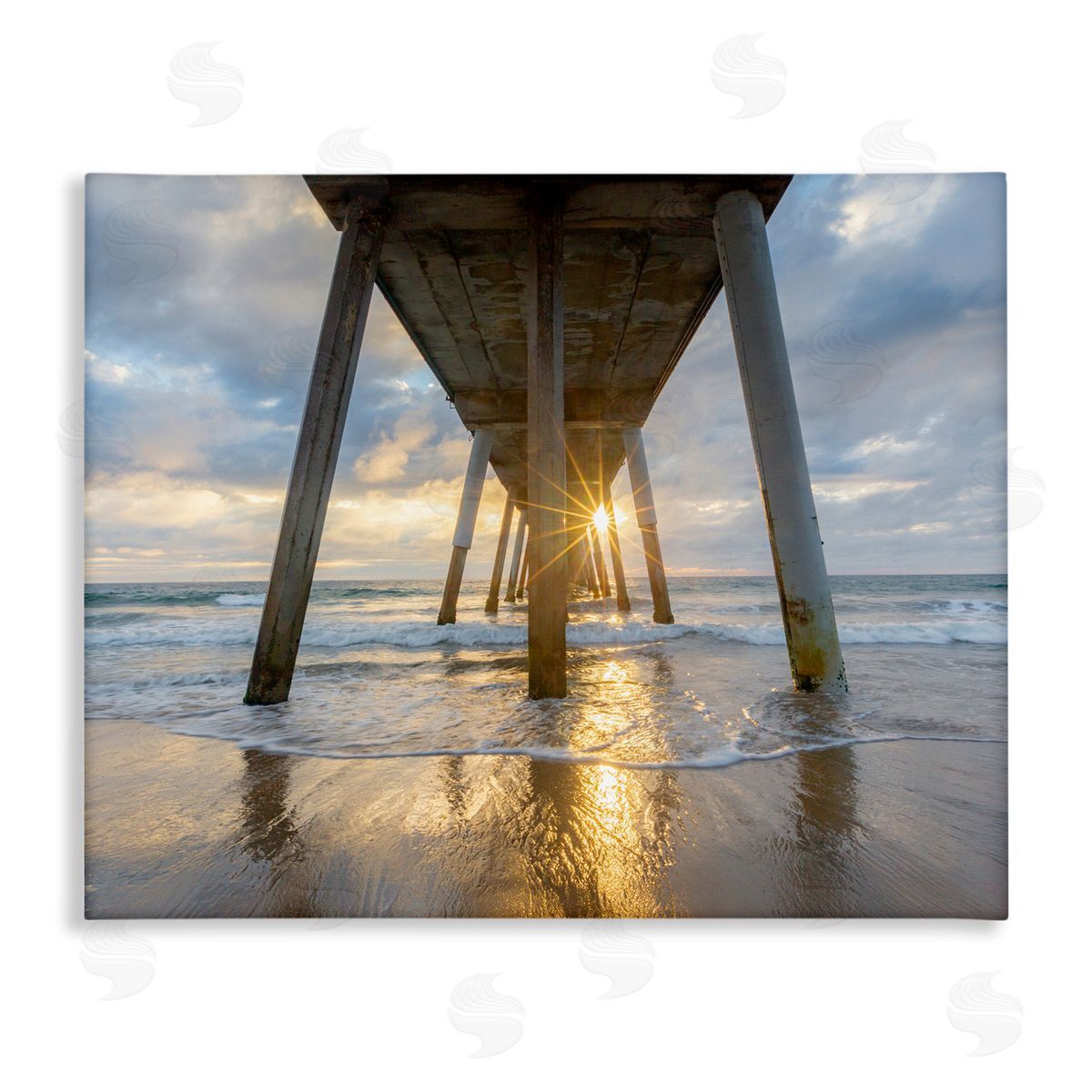 Jeff Poe Photography Looming Pier Beach Waves