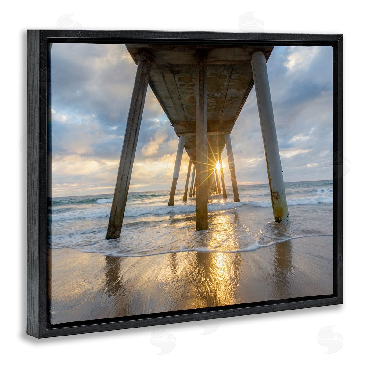 Jeff Poe Photography Looming Pier Beach Waves