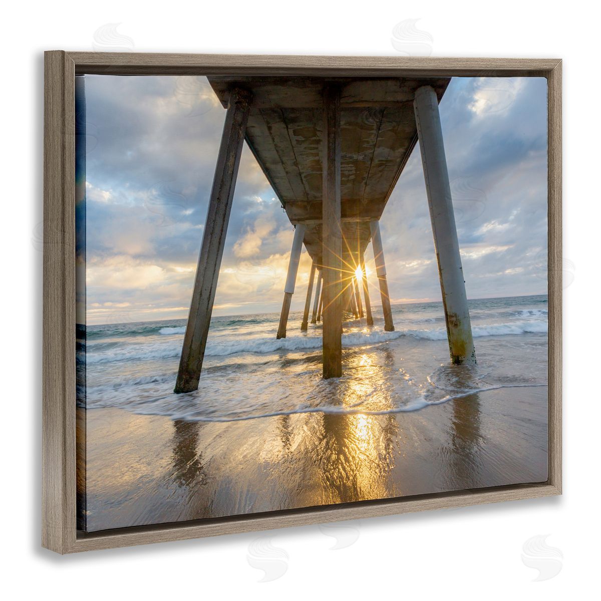 Jeff Poe Photography Looming Pier Beach Waves