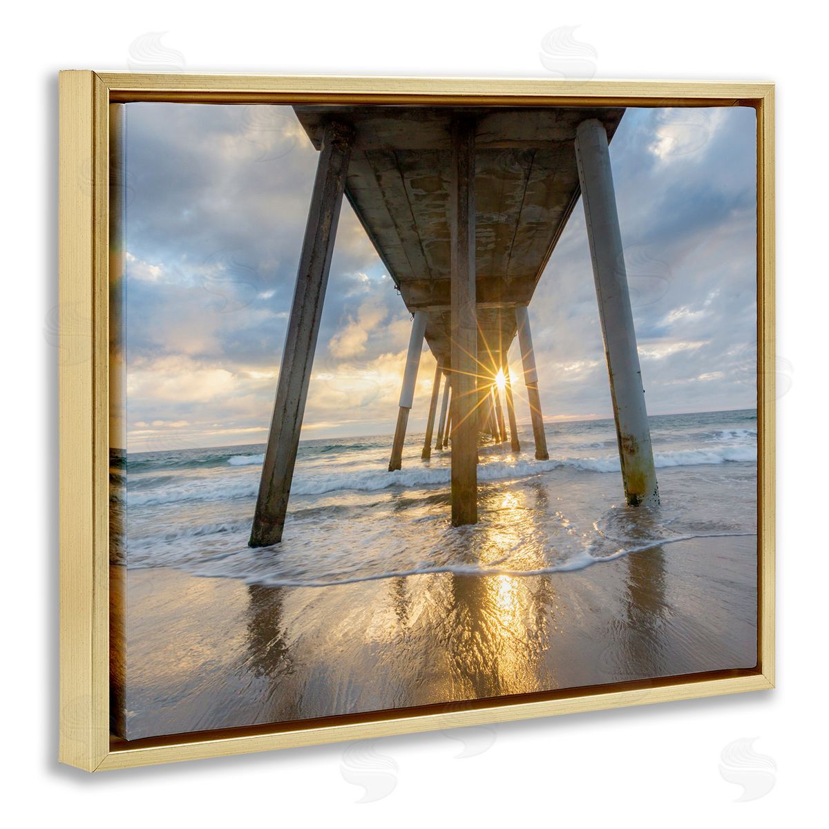 Jeff Poe Photography Looming Pier Beach Waves