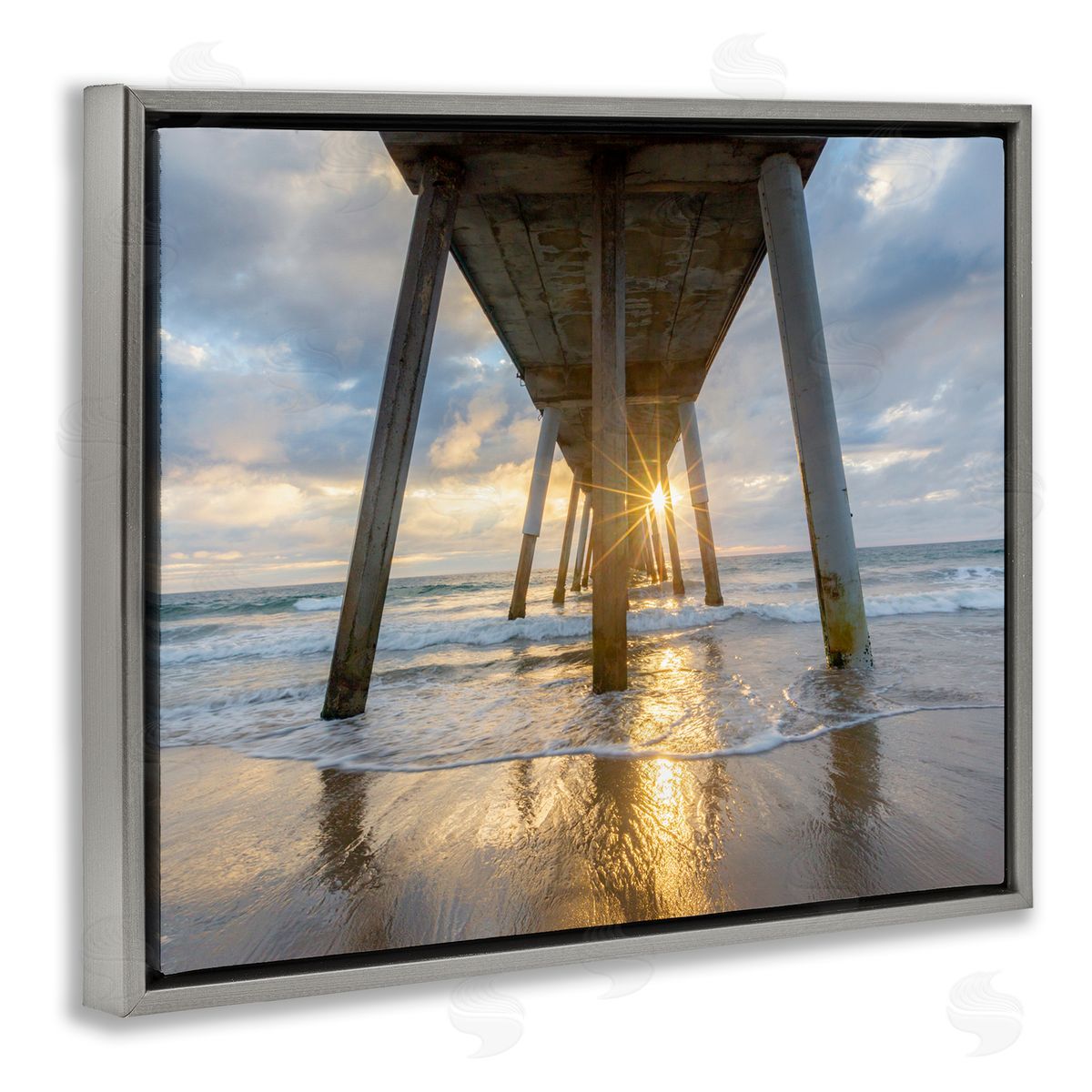 Jeff Poe Photography Looming Pier Beach Waves