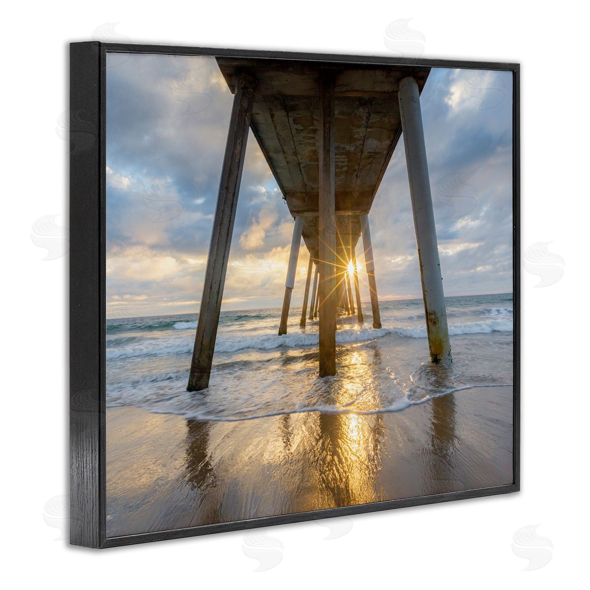 Jeff Poe Photography Looming Pier Beach Waves