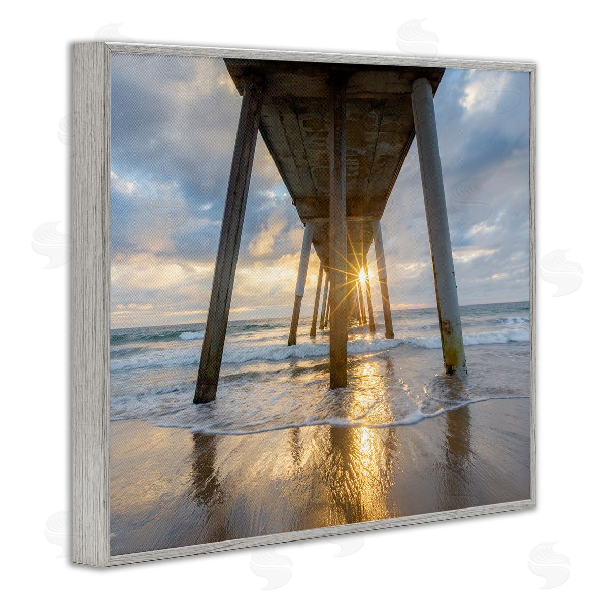Jeff Poe Photography Looming Pier Beach Waves