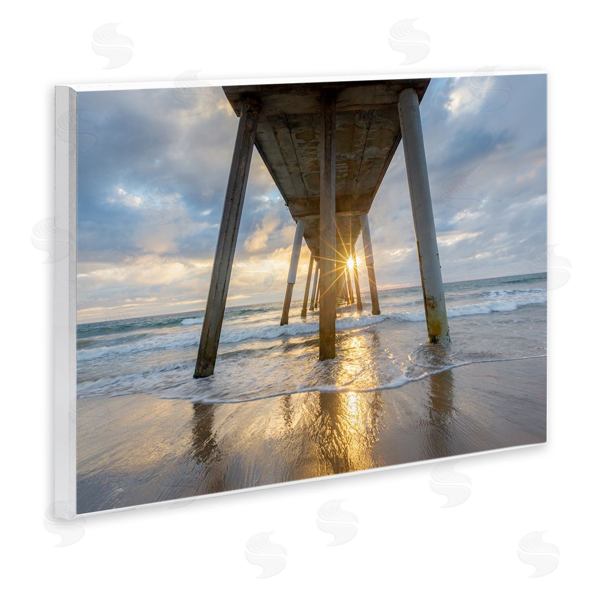 Jeff Poe Photography Looming Pier Beach Waves