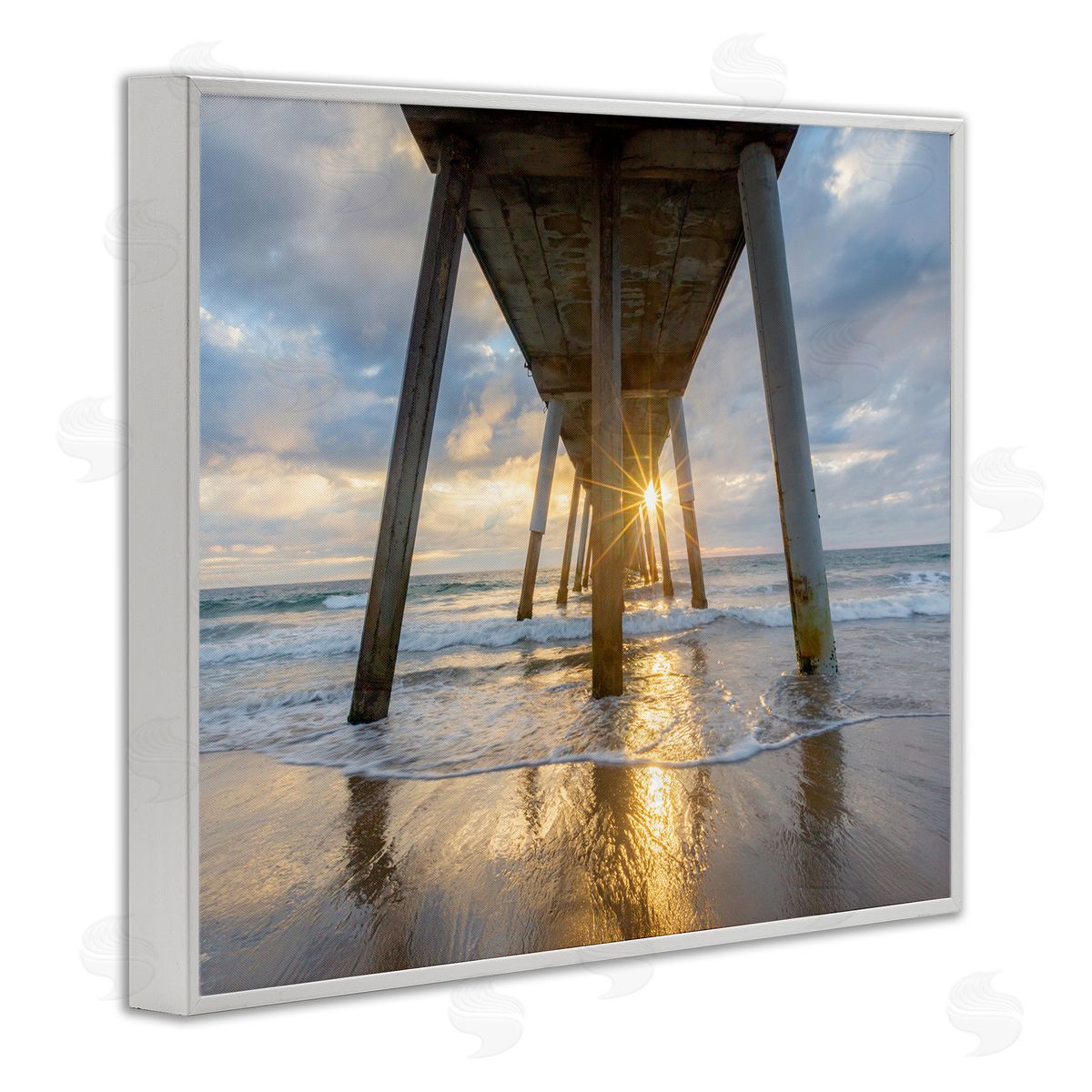 Jeff Poe Photography Looming Pier Beach Waves