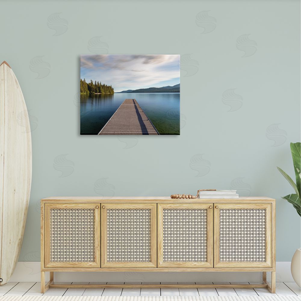 Jeff Poe Photography Soothing Lake Dock Mountains