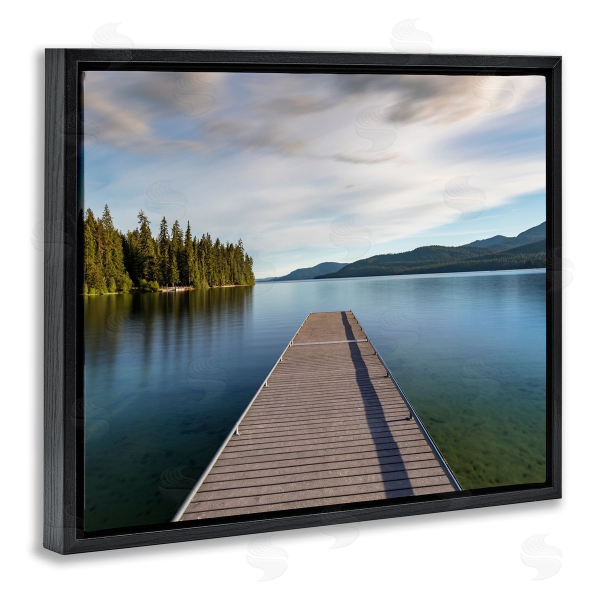 Jeff Poe Photography Soothing Lake Dock Mountains