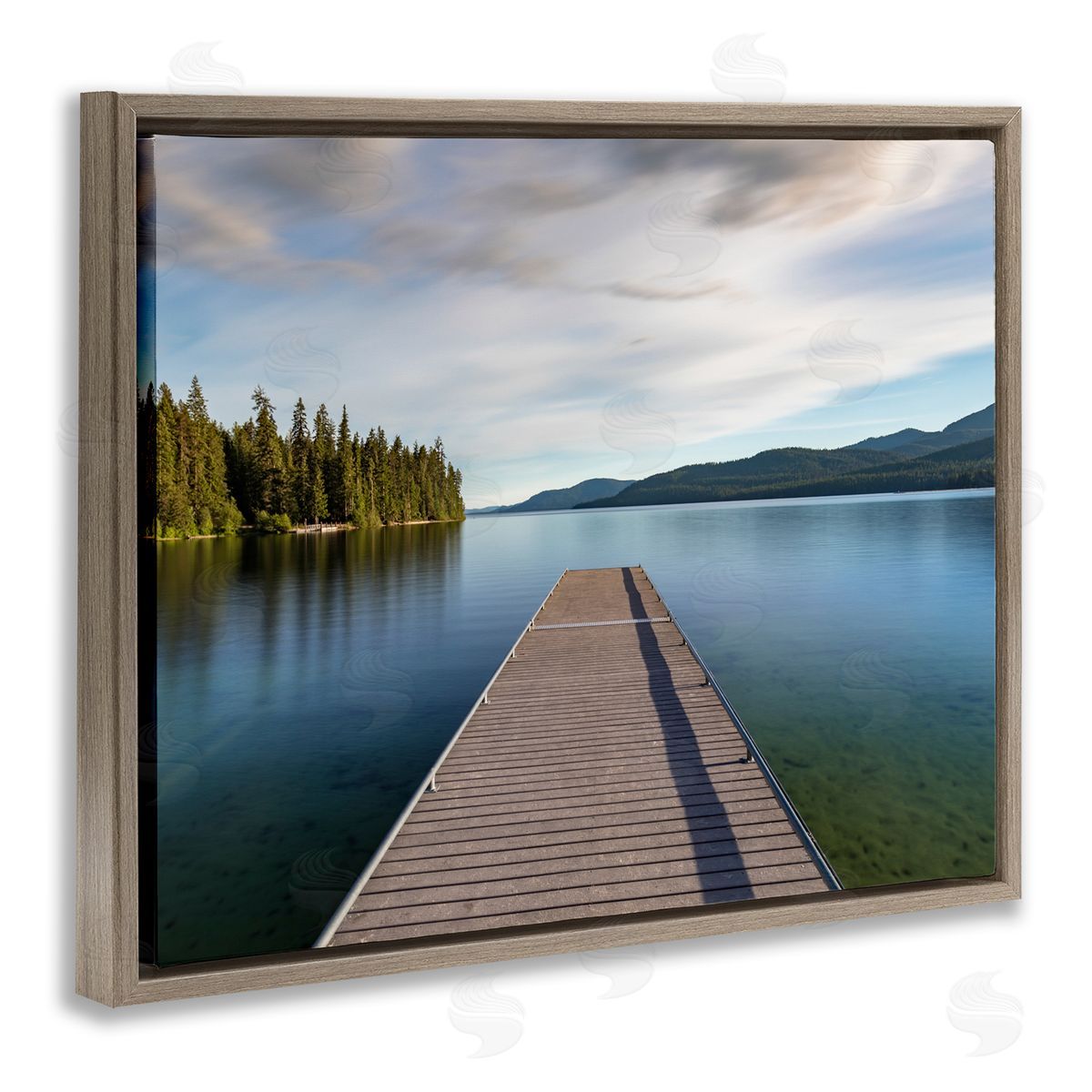 Jeff Poe Photography Soothing Lake Dock Mountains