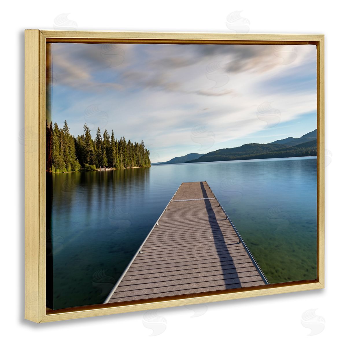 Jeff Poe Photography Soothing Lake Dock Mountains