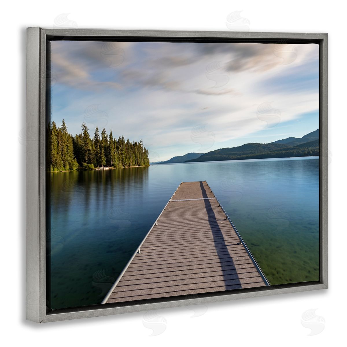 Jeff Poe Photography Soothing Lake Dock Mountains
