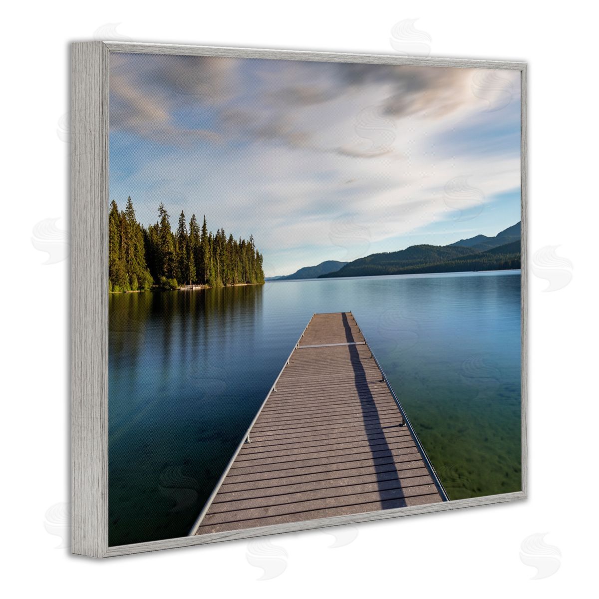 Jeff Poe Photography Soothing Lake Dock Mountains