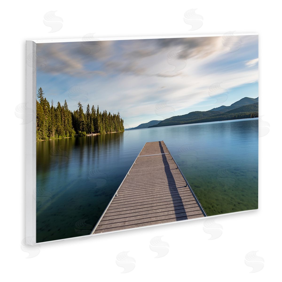 Jeff Poe Photography Soothing Lake Dock Mountains