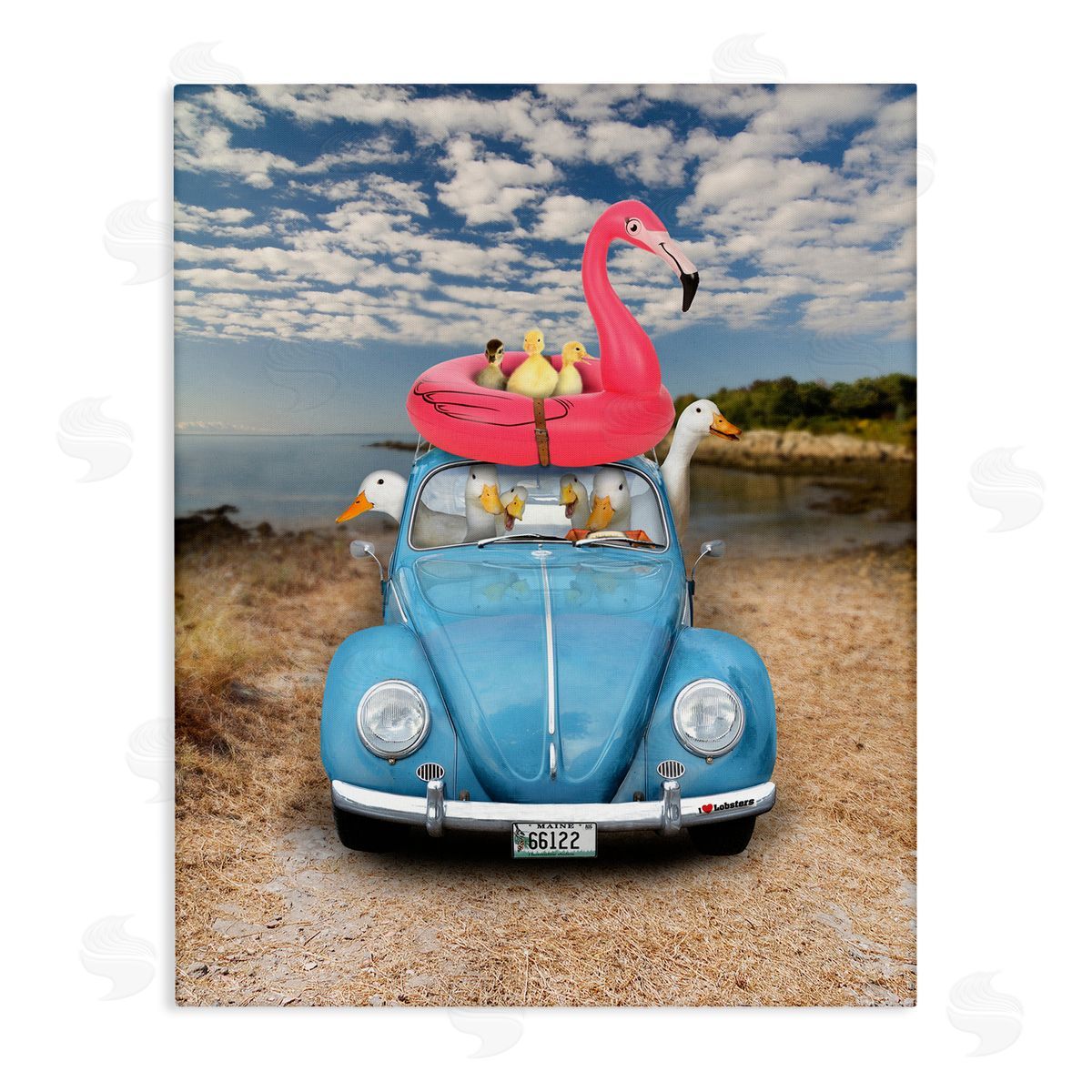 John Hovenstine Funny Summer Beach Vacation Geese