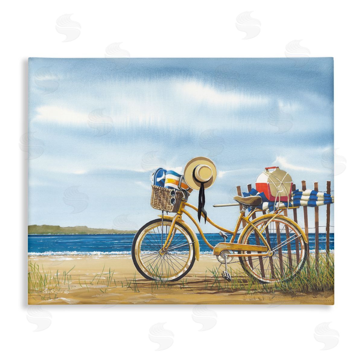 John Rossini Summer Bike Beach Day Waves