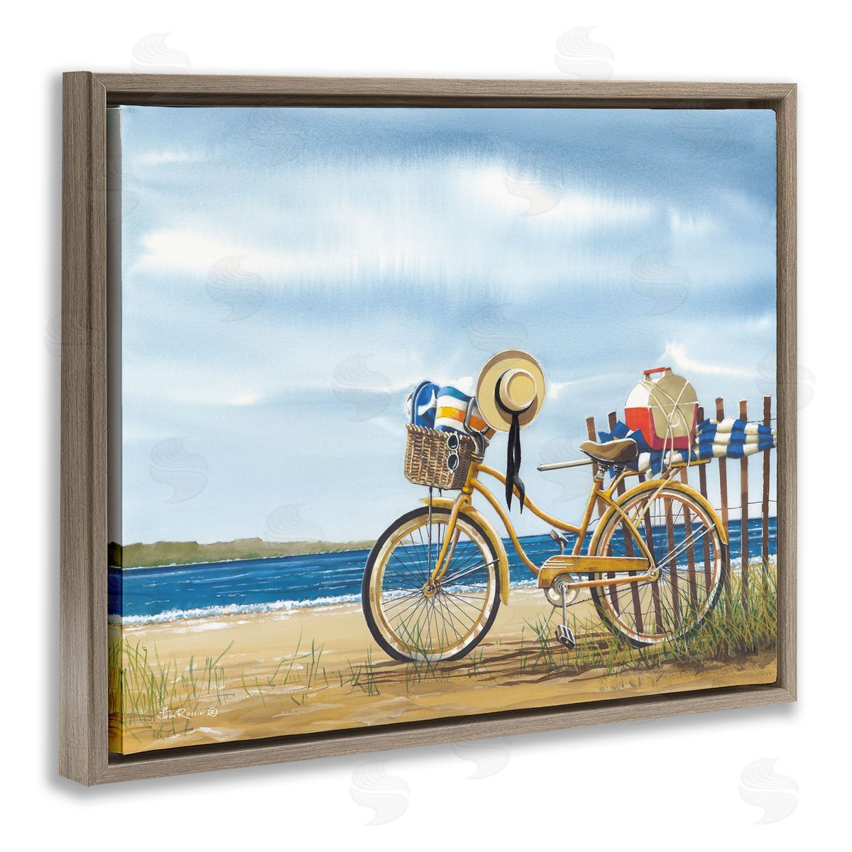 John Rossini Summer Bike Beach Day Waves