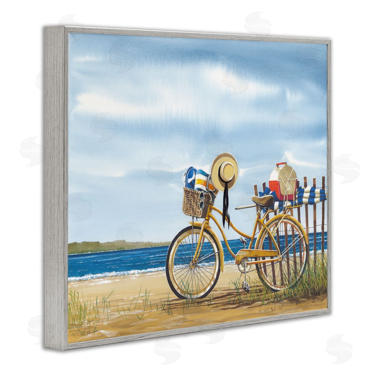 John Rossini Summer Bike Beach Day Waves